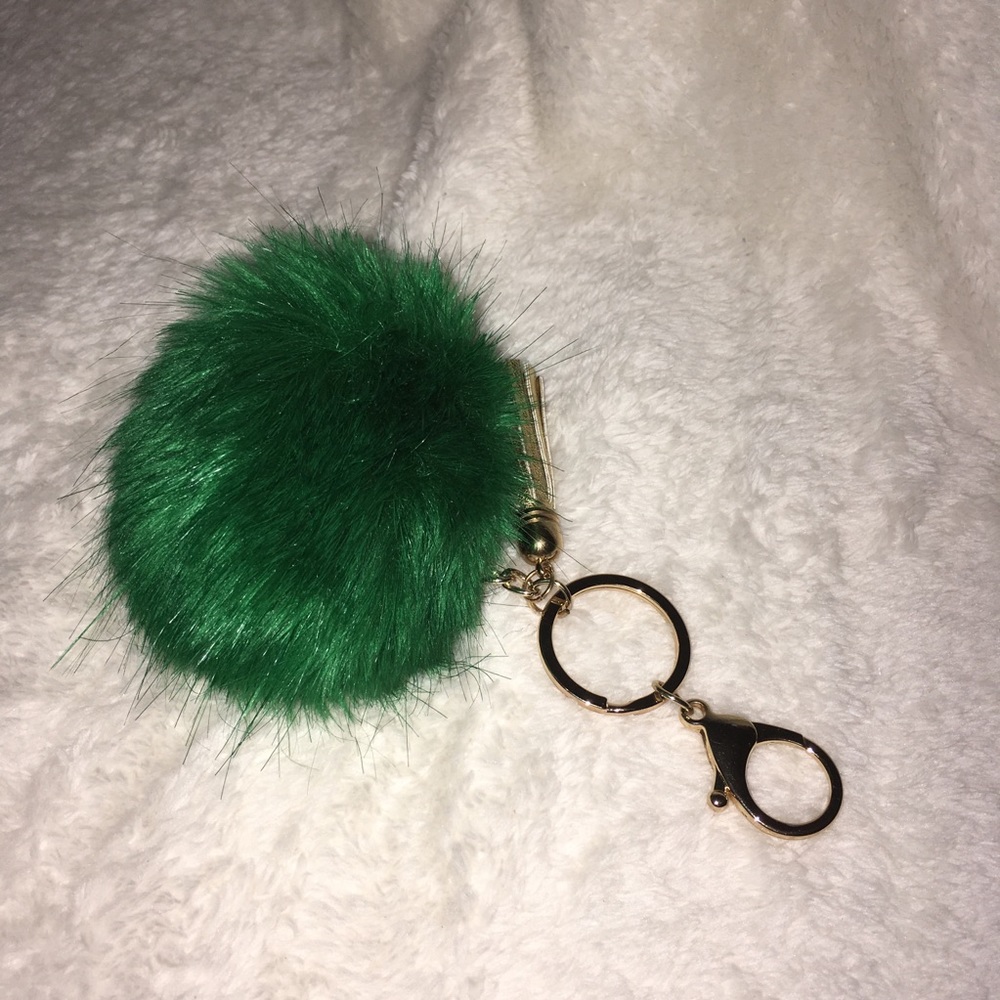 Pom Pom bag charm
